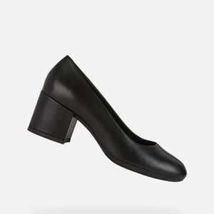 New Geox Respira MEDIUM HEEL PUMPS Eleana black high heel pump 11